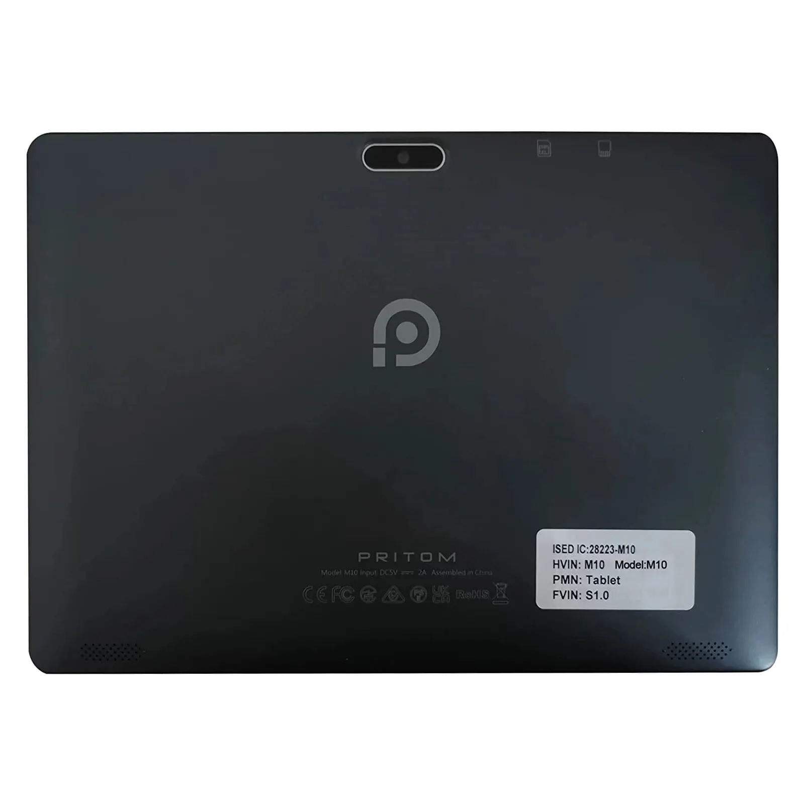 PRITOM Android 10 Tablet 10.1 Polegada 2GB RAM 64GB ROM Processador - Image 2