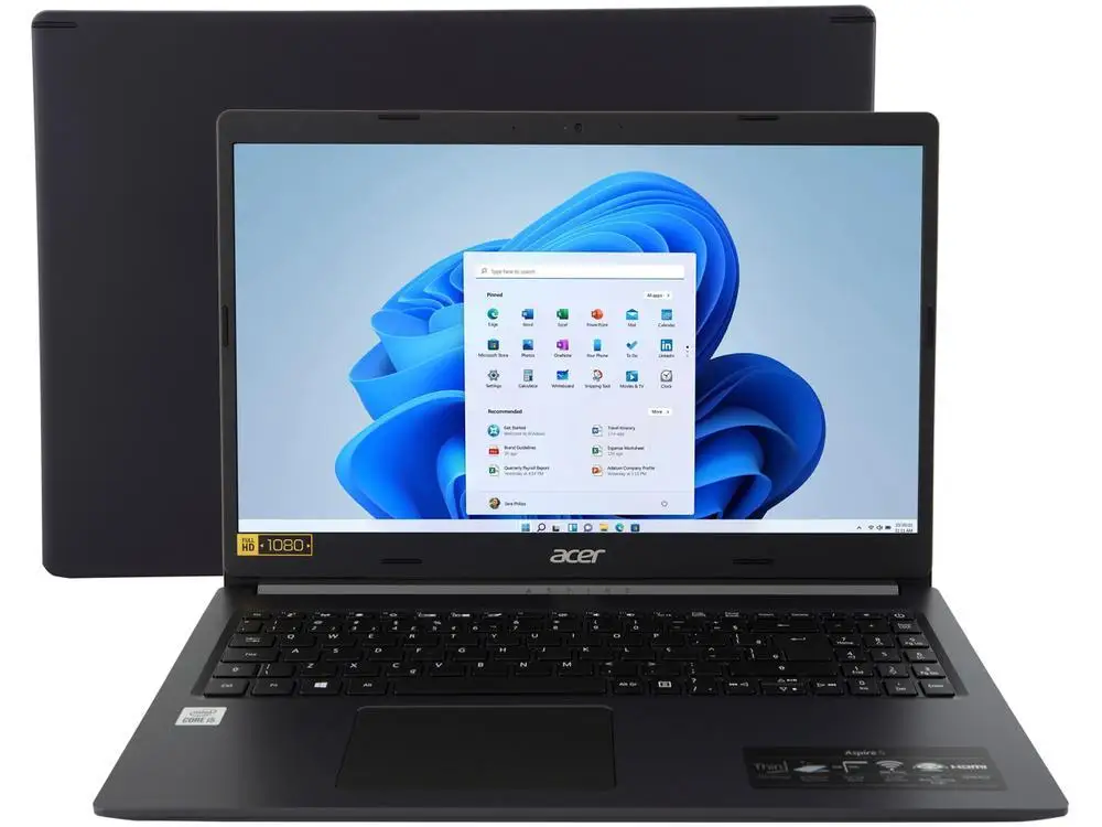 Notebook Acer Aspire 5 Intel Core i5 8GB 256GB SSD Bluetooth 5.0